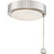 Levon AC 1 Light Brushed Nickel Fan Light Kit