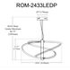 Romy LED 24 inch Matte Black Pendant Ceiling Light