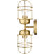 Seaport 2 Light 5 inch Brushed Champagne Bronze Wall Sconce Wall Light