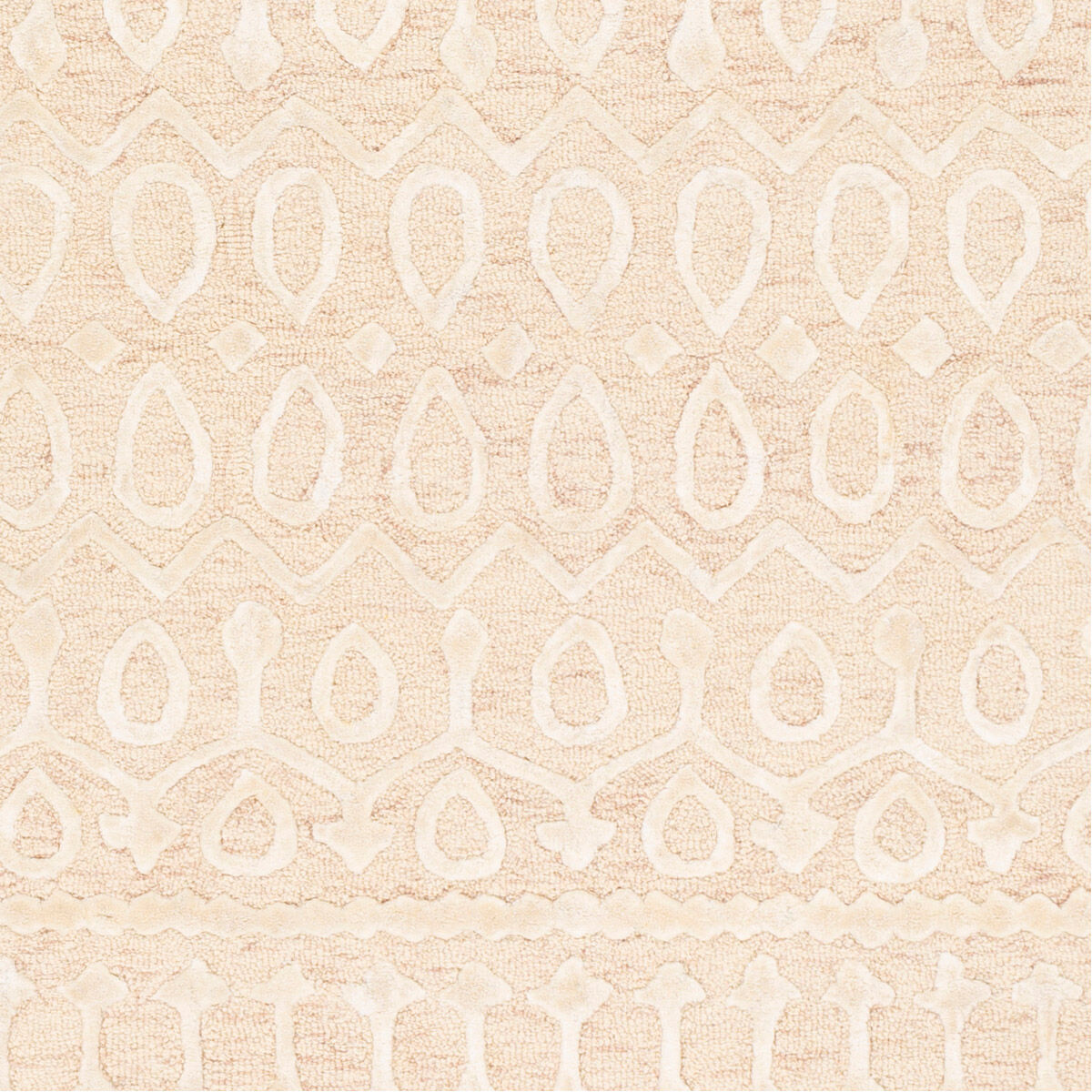 Opus 90 X 60 inch Cream/Blush/Ivory Rugs, Rectangle