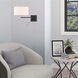 Allison 24 inch 100.00 watt Black Swing Arm Wall Lamp Wall Light