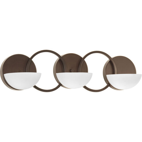 Engage 3 Light 24 inch Antique Bronze Bath Vanity Wall Light