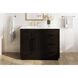 Chase 42 X 34 inch Chocolate Oak Bathroom Vanity Cabinet