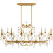Renaissance 14 Light 56 inch French Gold Chandelier Ceiling Light in Heritage