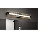 Winter LED 32 inch Matte Black Bath Light Wall Light