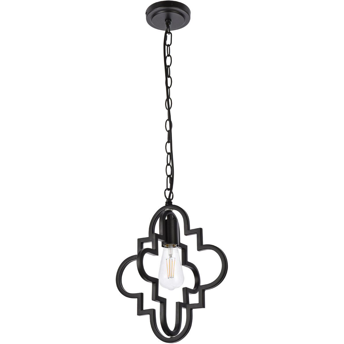 Sandara 1 Light 11 inch Black Pendant Ceiling Light