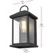 Neil 1 Light 12 inch Black Outdoor Wall Sconce