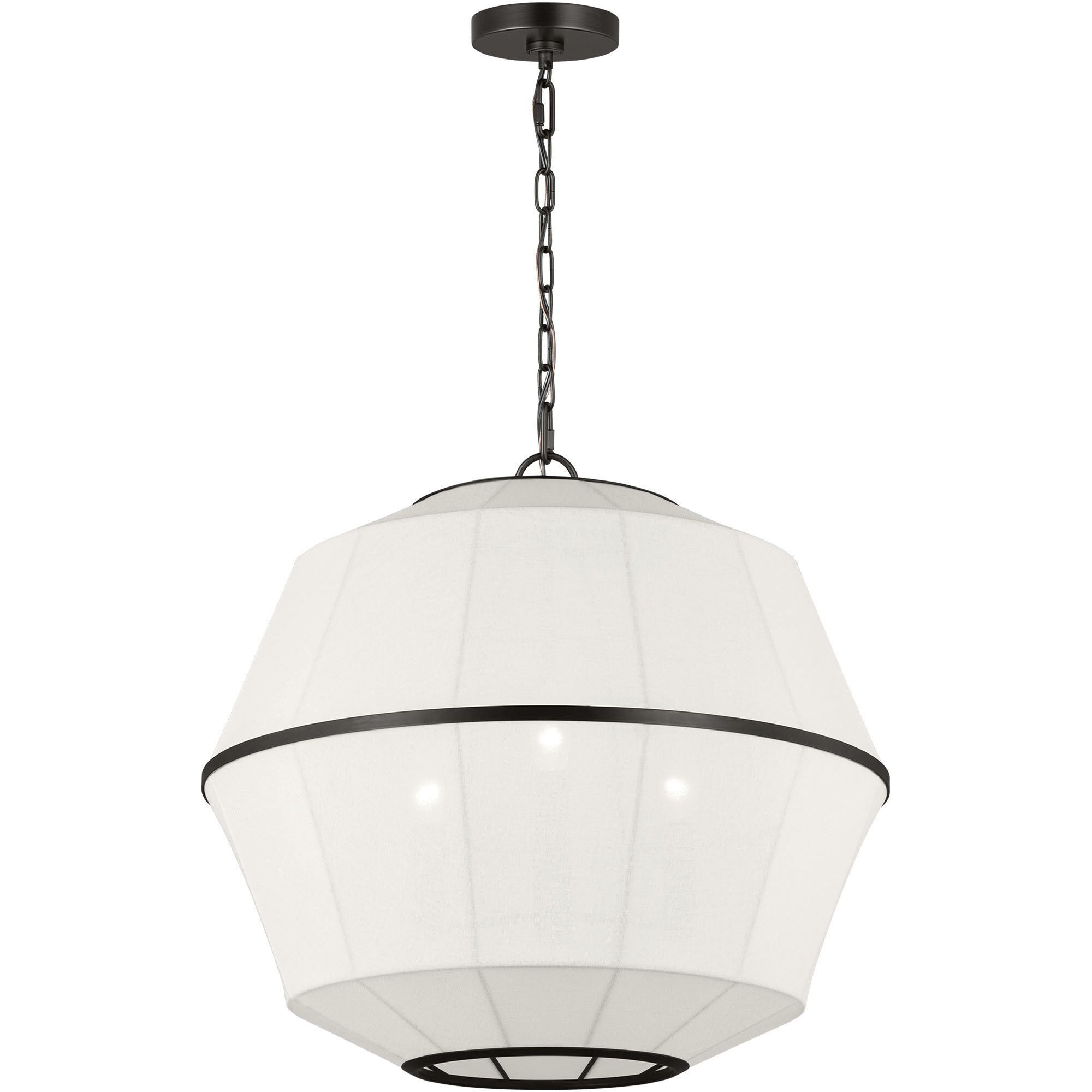 ED Ellen DeGeneres Hikari 3 Light 22.13 inch Aged Iron Pendant Ceiling Light