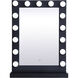 Brenda 32 X 24 inch Black Lighted Wall Mirror