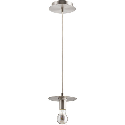 Fort Worth 1 Light 5.88 inch Satin Nickel Mini Pendant Ceiling Light