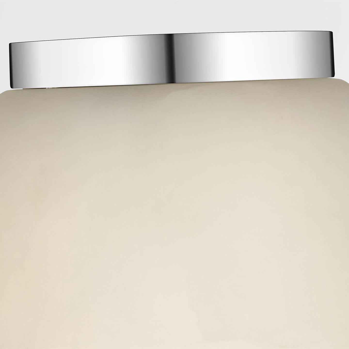 Kelly Wearstler Formosa LED 5.25 inch Alabaster and Polished Nickel Elongated Flush Mount Ceiling Light