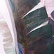 Botanical Leaves Hunter Green and Dark Blue and and Pastel Multi-color and Painted Wall Art