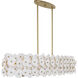 Coastlyn 6 Light 47.25 inch Legacy Brass Linear Chandelier Ceiling Light