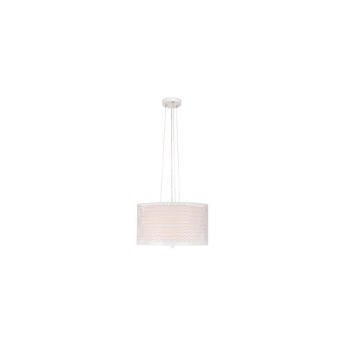 Parmida 2 Light 17 inch White Pendant Ceiling Light