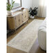 Once Upon a Time 118.11 X 35.04 inch Light Brown / Light Gray / Ivory / Gray / Tan Machine Woven Rug in 3 x 10