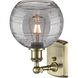 Ballston Athens Deco Swirl 1 Light 8 inch Antique Brass Sconce Wall Light