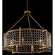 Verona 6 Light 32 inch Brushed Pearlized Brass Pendant Ceiling Light