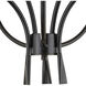 Lowcountry 9 Light Darkened Bronze and Palmetto Chandelier Ceiling Light