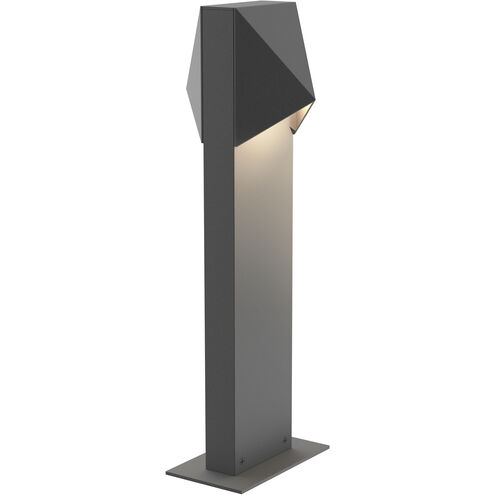 Triform Compact 12V 20 watt Textured Gray Bollard