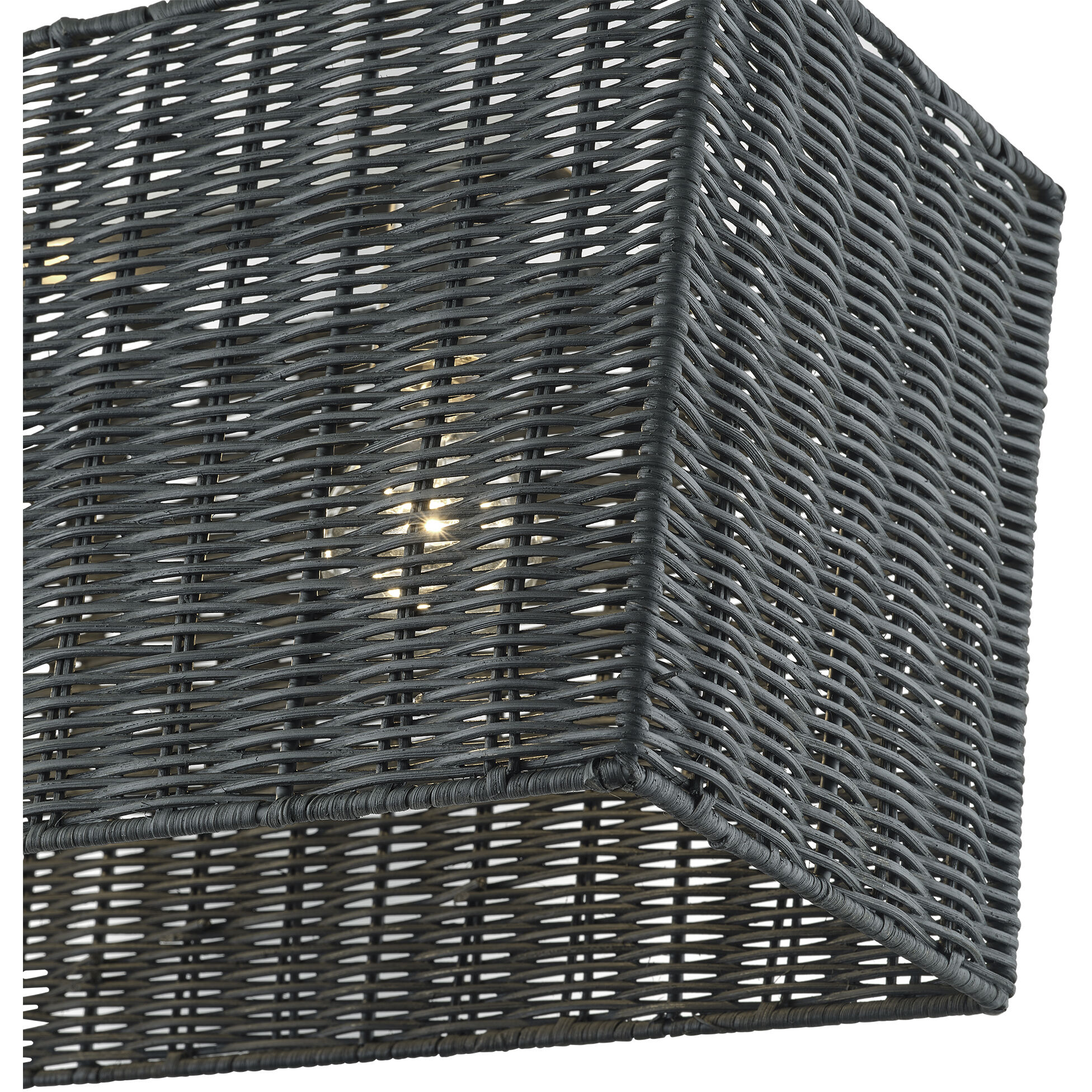 Weavington 4 Light 36 inch Brushed Nickel Linear Chandelier Ceiling Light, Large