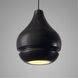 Radiance 1 Light 8 inch Matte Black Pendant Ceiling Light