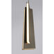 Intersezioni LED 6 inch Midnight Iron and Faux Walnut Mini Pendant Ceiling Light