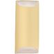 Ambiance 2 Light 7 inch Muted Yellow Wall Sconce Wall Light