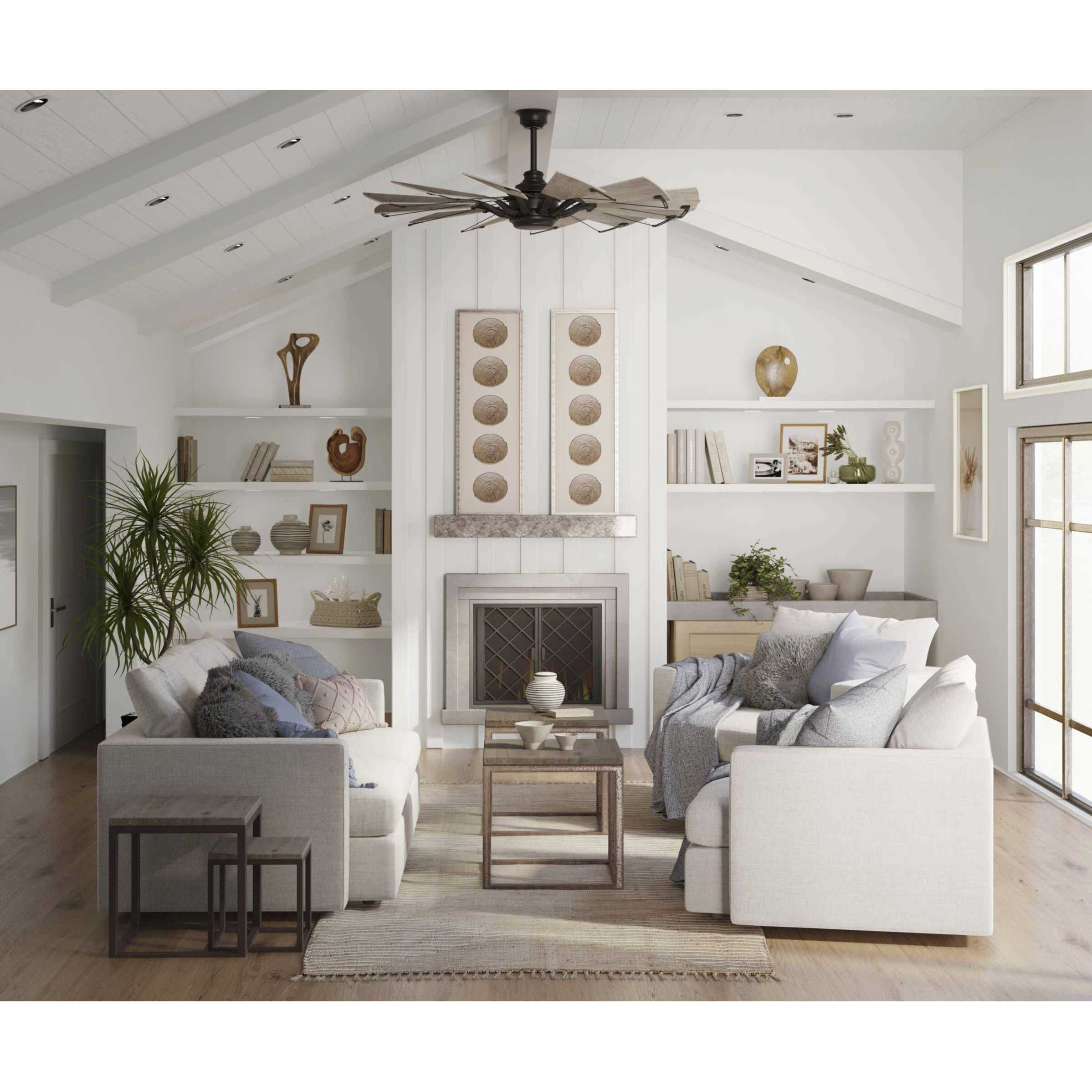 6in Slope Recessed Trim PAR30 Black Step Baffle Trim