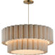 Penelope 5 Light 32 inch Natural Aged Brass Multi-Light Pendant Ceiling Light