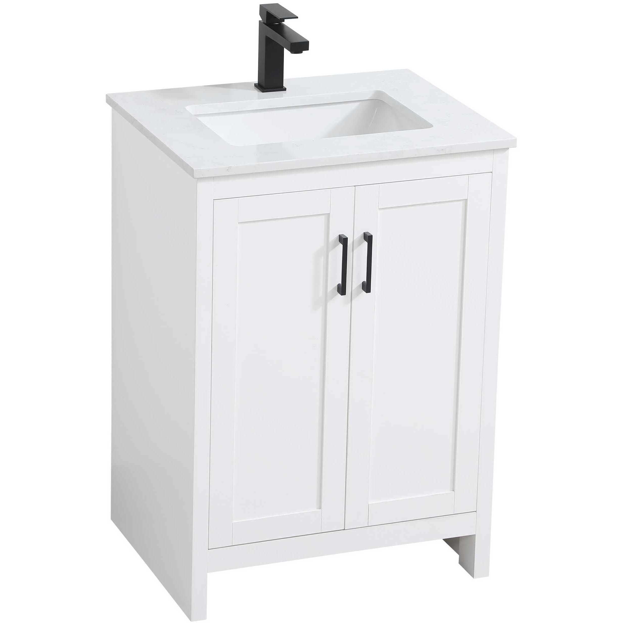 Finnley 24 X 34 inch White Bathroom Vanity Cabinet