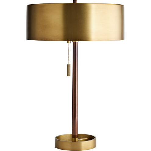 Arteriors 49652 Violetta 23 inch 40.00 watt Antique Brass/Heritage Brass Table  Lamp Portable Light