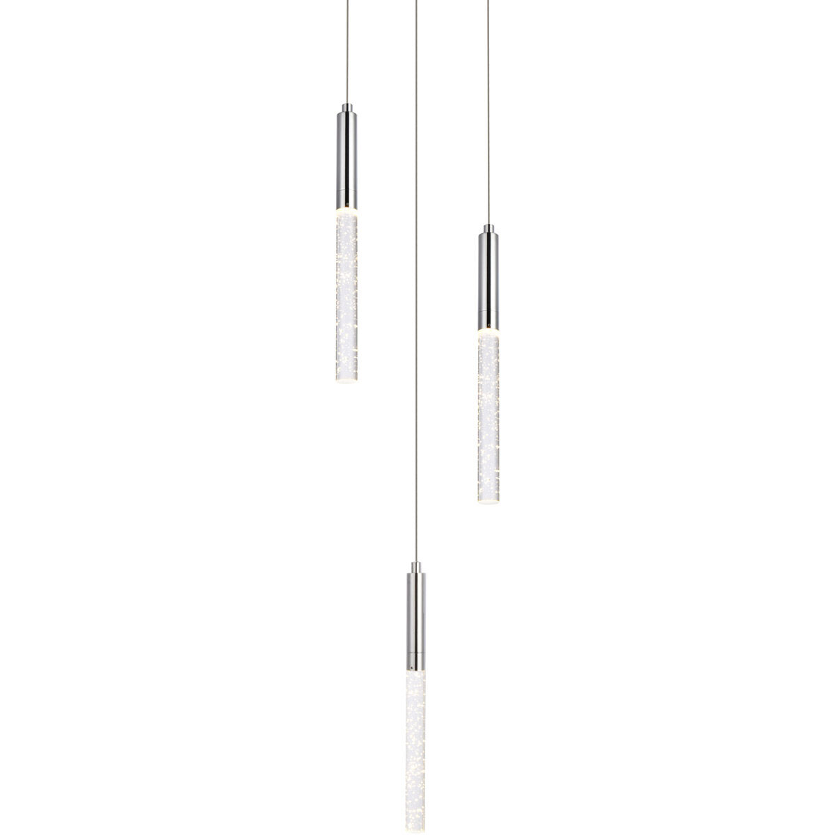 Ruelle 3 Light 12 inch Chrome Pendant Ceiling Light