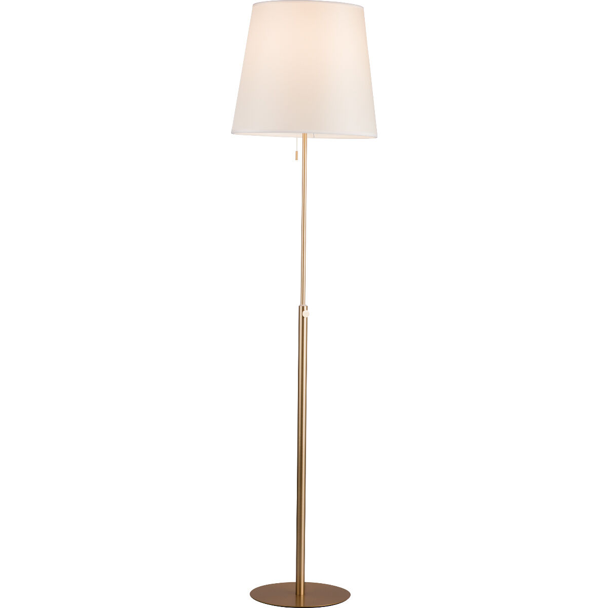 Vera 12.00 watt Brushed Champagne Floor Lamp Portable Light