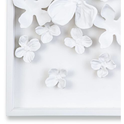Dogwood White Wall Art, Bouquet II