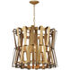 Chaconne 1 Light 27 inch Brass Chandelier Ceiling Light