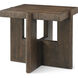 Urbane 28 X 24 inch Campfire Side Table, Wooden