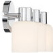 Strand 3 Light 16.75 inch Chrome Bathroom Vanity Light Wall Light, Lighting One