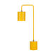 Mansfield 24.85 inch 40 watt Yellow and Brass Table Lamp Portable Light