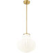 Newbury 1 Light 13 inch Modern Gold Pendant Ceiling Light