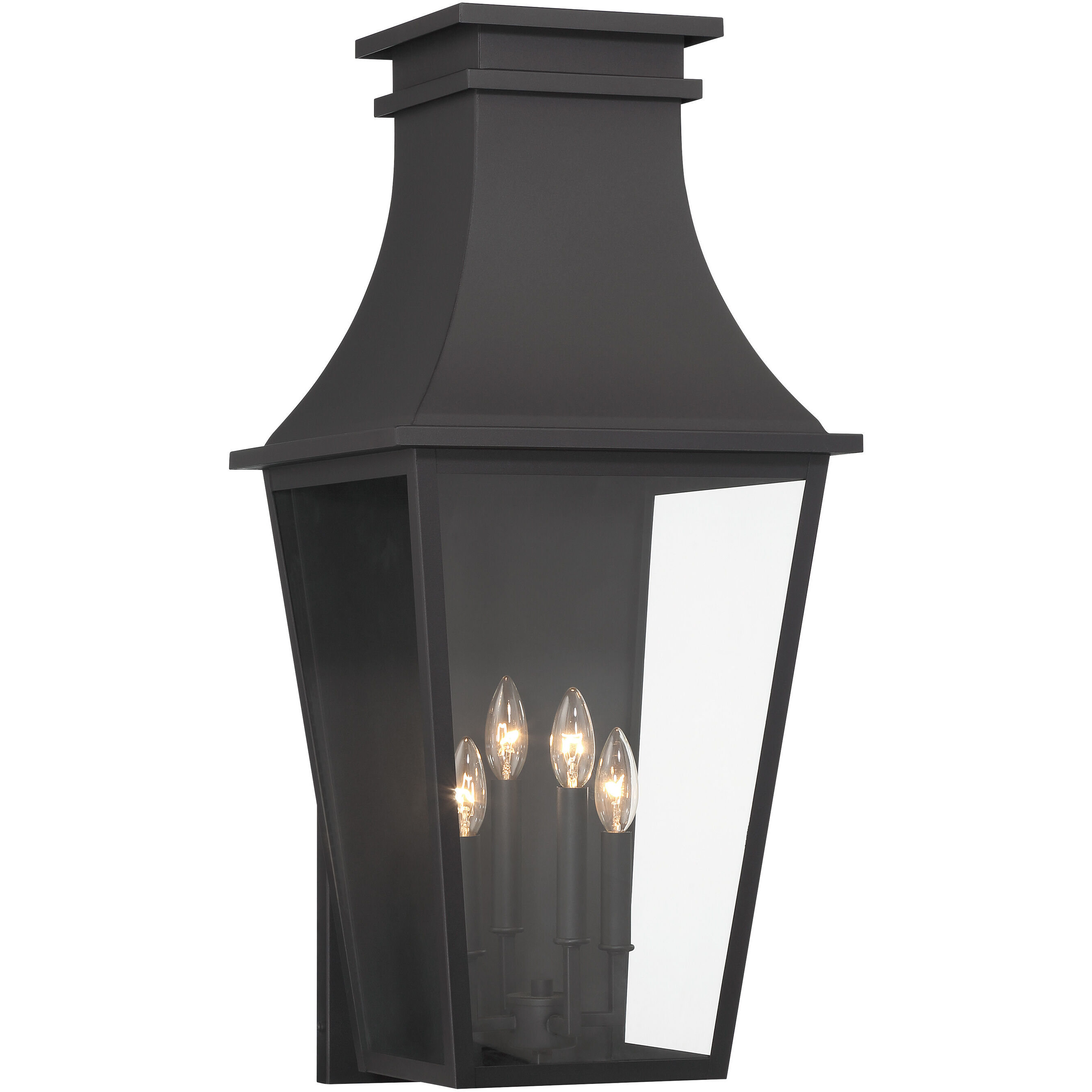 Gloucester 4 Light 30 inch Sand Coal Outdoor Wall Mount, The Great Outdoors