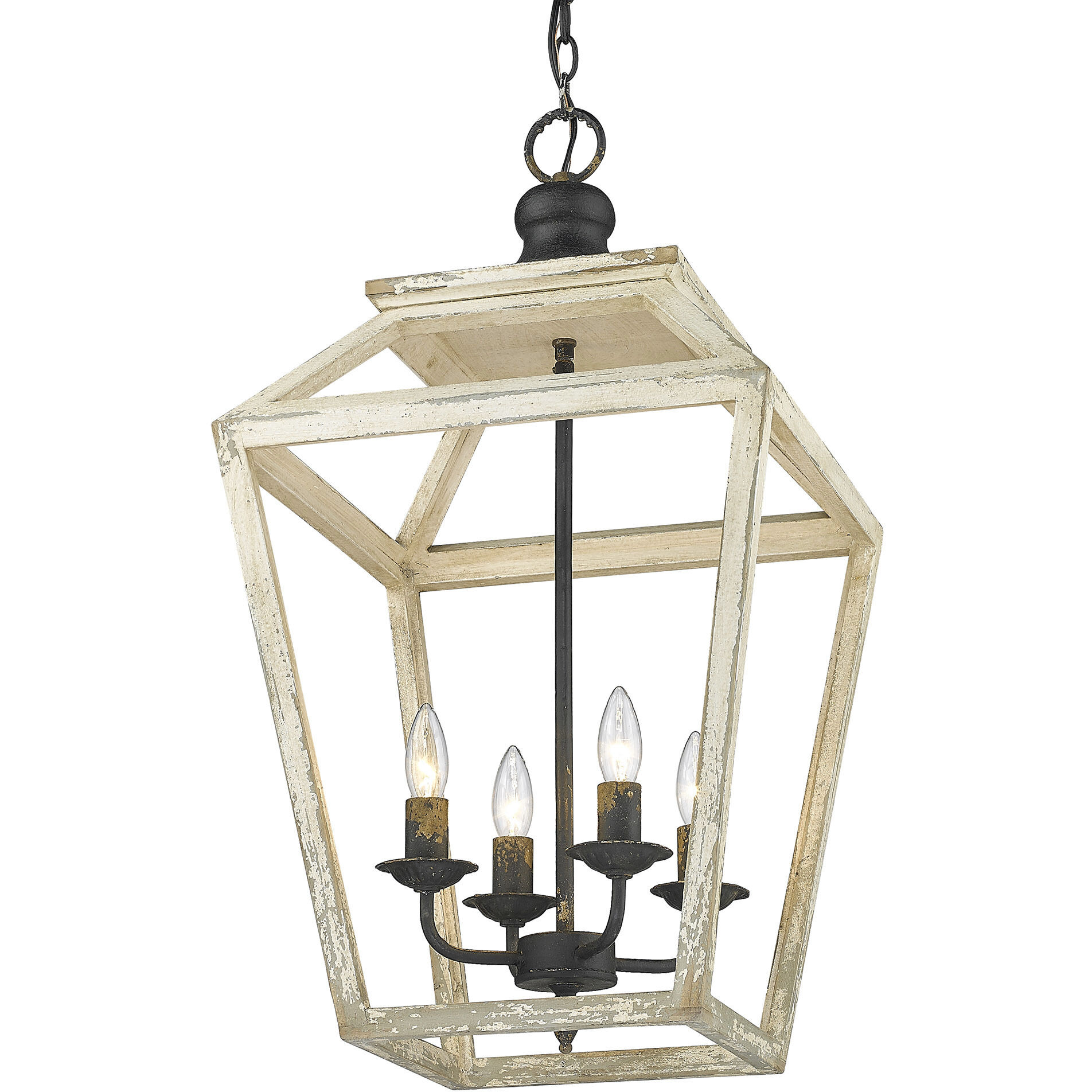 Haiden Pendant Ceiling Light in Antique Black Iron