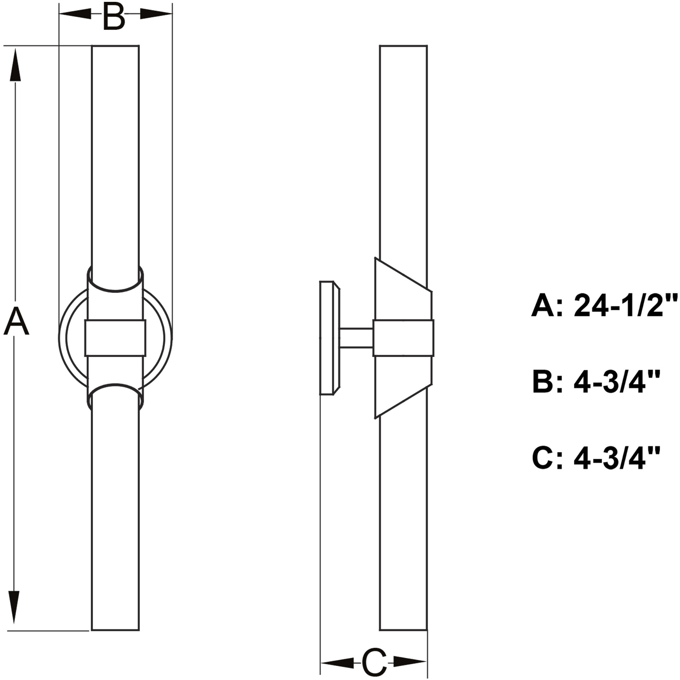 Webster LED 4.75 inch Natural Brass Bathroom Light Wall Light