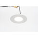 Low Profile LED 4.63 inch White Flushmount Ceiling Light