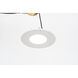 Low Profile LED 5 inch White Flushmount Ceiling Light