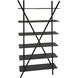 Siddhartha Matte Black Bookcase