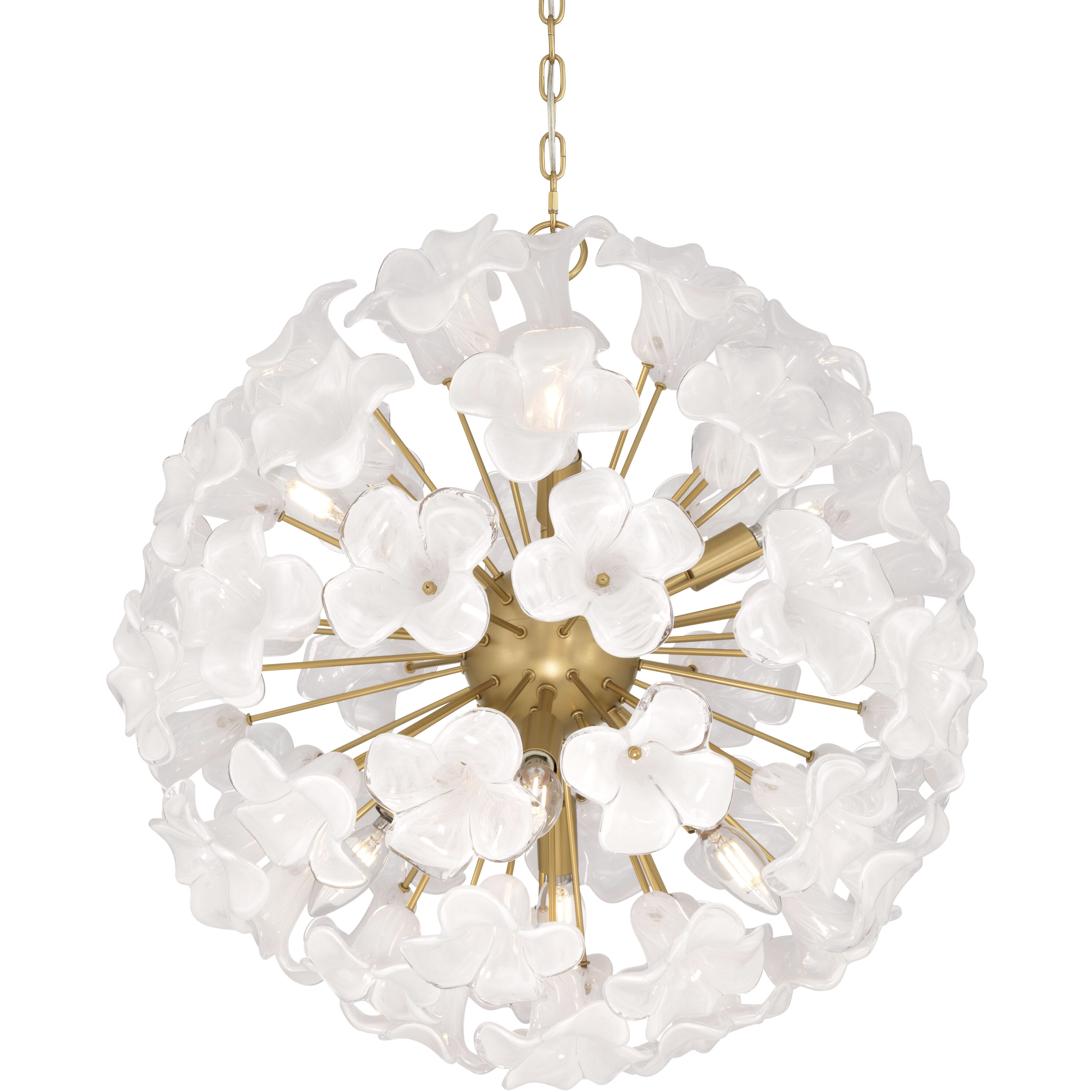 Bloome 8 Light 22 inch Legacy Brass Pendant Ceiling Light