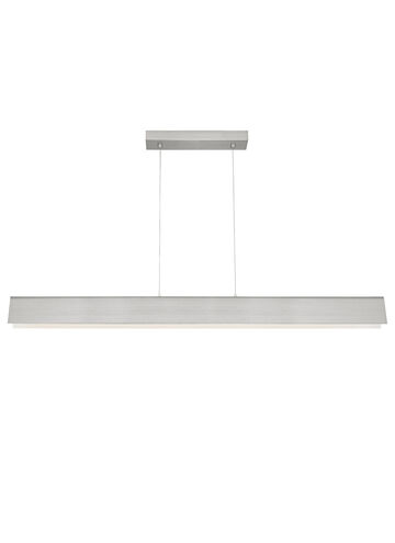 Dobson LED 0.8 inch Satin Nickel Linear Suspension Ceiling Light