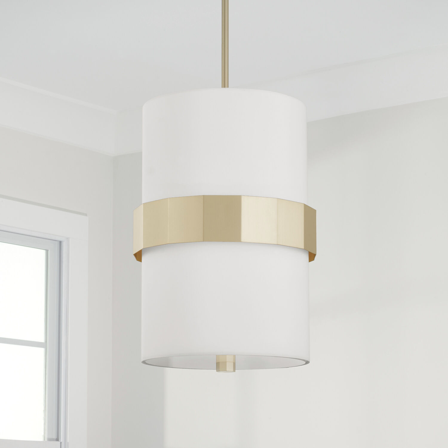 Sutton 2 Light 12 inch Soft Gold Pendant Ceiling Light
