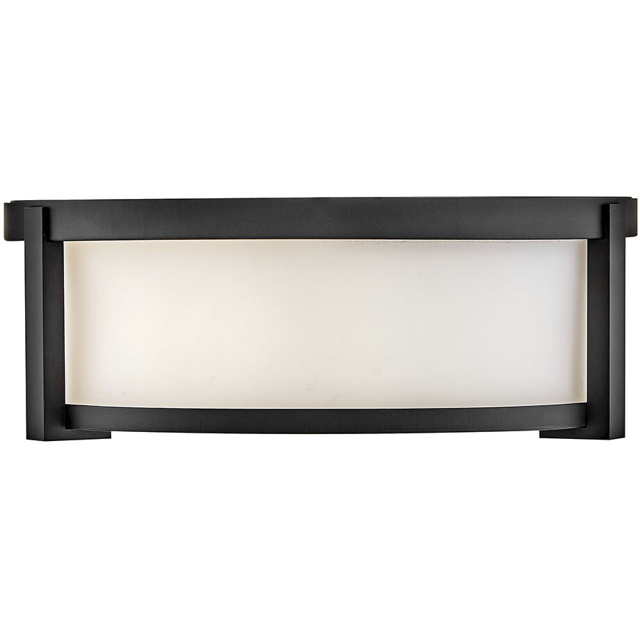 Lowell 2 Light 13 inch Black Outdoor Ceiling Light