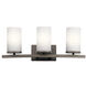 Crosby 3 Light 23 inch Olde Bronze Wall Mt Bath 3 Arm Wall Light